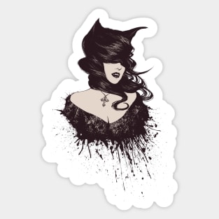 La Vampire Sticker